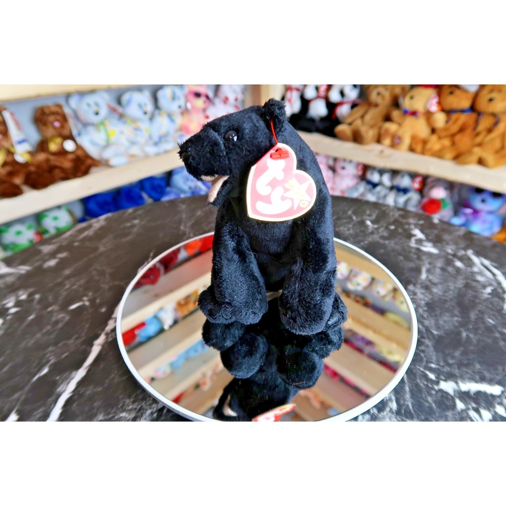 TY Beanie Baby - Cinders the Bear | Tush Tag‎ Wear | Vintage | Rare